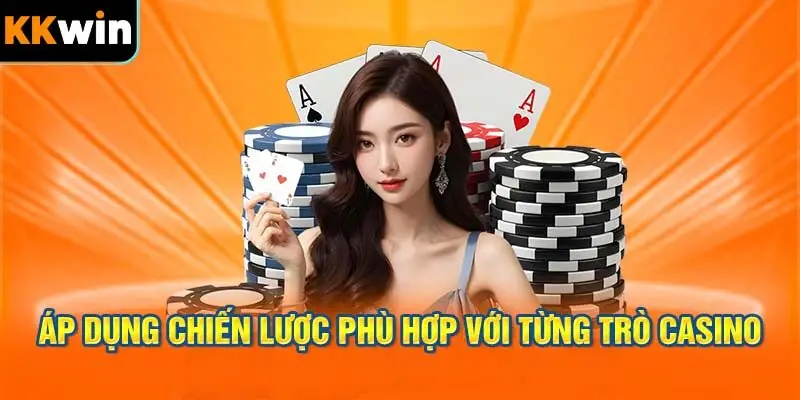 Áp dụng các mẹo chơi KKWIN Casino cho từng trò chơi